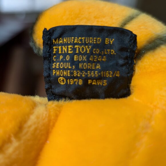 Vintage Garfield Plush Stuffed Toy - Picture 4 of 7
